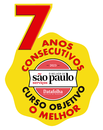 Curso Objetivo vencedor por sete anos consecutivos do prêmio O Melhor de São Paulo na categoria Serviços
